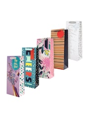 Hallmark Multi 5 Celebratory Designs Bottle Bags Set of 5 - Image 2 of 3