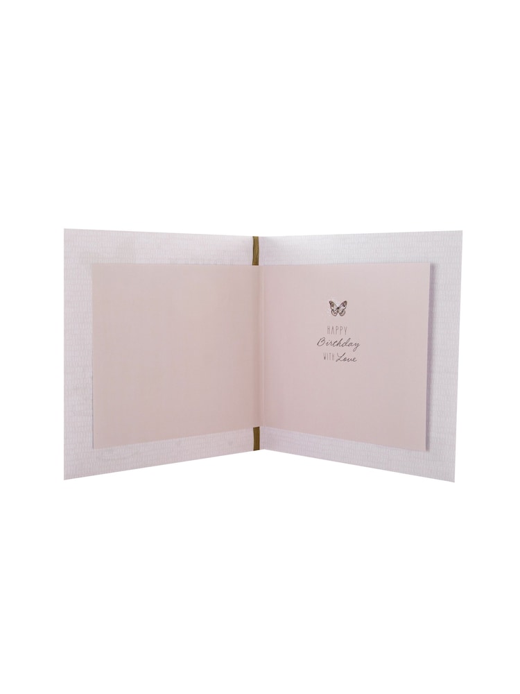 Hallmark White Birthday Card for Daughter Cake And Candles Design - Image 4 of 4