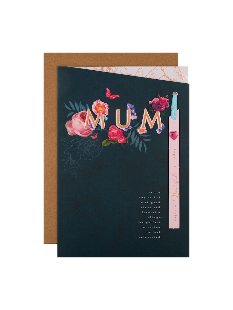 Hallmark Multi Birthday Card for Mum Floral Design - Image 2 of 4