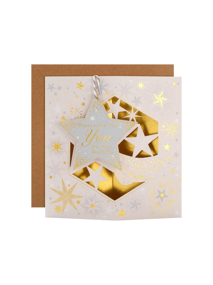 Hallmark Multi Birthday Card With 3D Hanging Star Attachment - Image 2 of 4 Hallmark Multi Birthday Card With 3D Hanging Star Attachment - Image 2 of 4