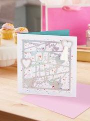 Hallmark Multi Wife Die Cut Holographic Design Birthday Card - Image 1 of 4