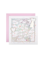 Hallmark Multi Wife Die Cut Holographic Design Birthday Card - Image 2 of 4