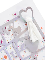 Hallmark Multi Wife Die Cut Holographic Design Birthday Card - Image 3 of 4