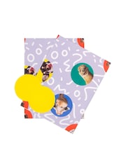 Hallmark Multi Gift Wrap 6 Sheets 6 Tags 3 Fun Designs Set - Image 3 of 4