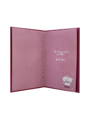 Hallmark Burgundy Red Illustrated Owl Design Anniversary Card with Verse - Image 4 of 4