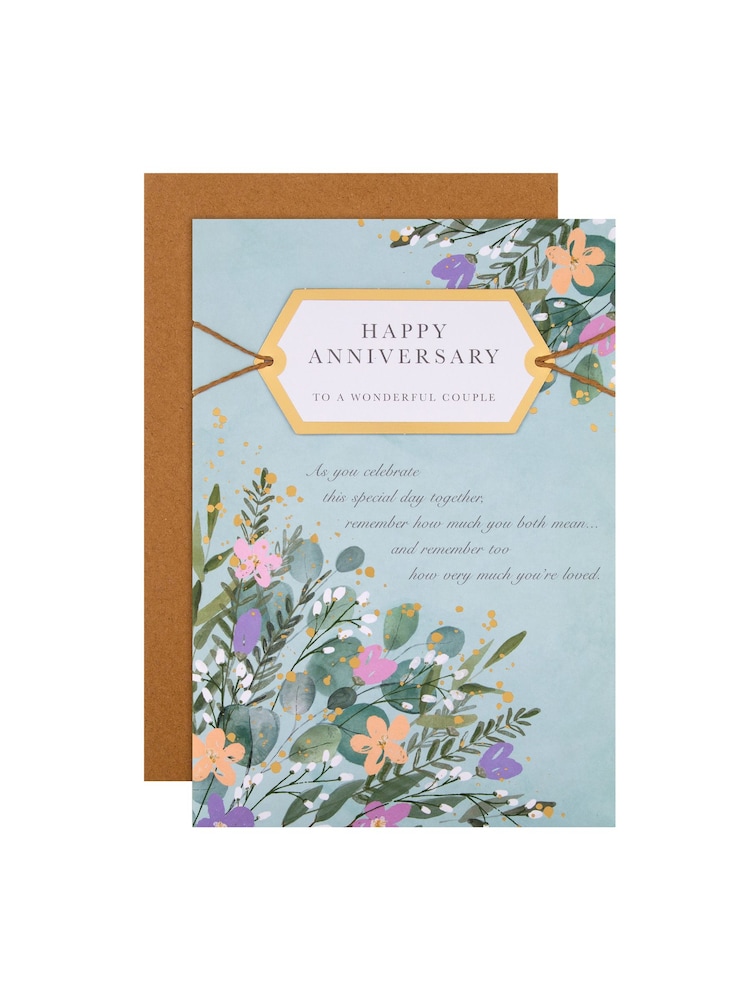 Hallmark Multi Anniversary Card for a Special Couple Floral - Image 2 of 4
