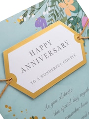Hallmark Multi Anniversary Card for a Special Couple Floral - Image 3 of 4