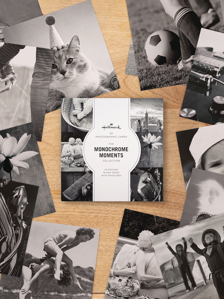 Hallmark White Photographic Design Blank Cards 20 Pack - Image 1 of 4