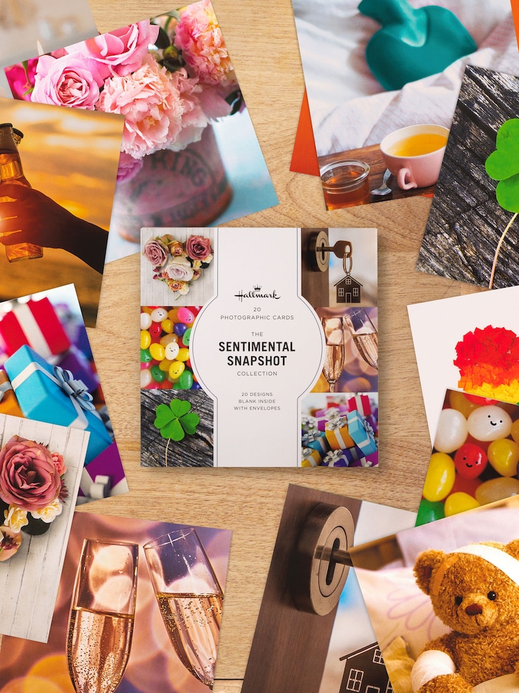 Hallmark 20 Pack Multi Colourful Photographic Design Blank Cards - Image 1 of 4