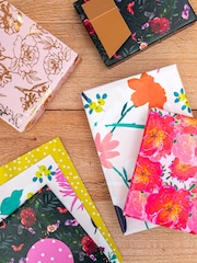 Hallmark Multi Floral Gift Wrap 6 Sheets 6 Tags 5 Designs - Image 1 of 4