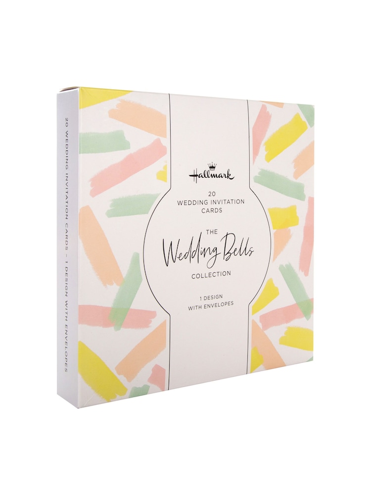 Hallmark White Wedding Invitation In 1 Cute Design Cards 20 Pack - Image 2 of 4