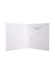 Hallmark White Wedding Invitation In 1 Cute Design Cards 20 Pack - Image 4 of 4