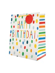 Hallmark Multi Birthday Gift Bag, Red Tissue And Card Set - Image 3 of 4