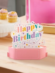 Hallmark Multi Birthday Card 3D Pop-Up Colourful Banner Design - Image 1 of 4