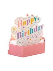 Hallmark Multi Birthday Card 3D Pop-Up Colourful Banner Design - Image 2 of 4