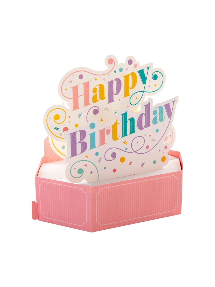 Hallmark Multi Birthday Card 3D Pop-Up Colourful Banner Design - Image 2 of 4