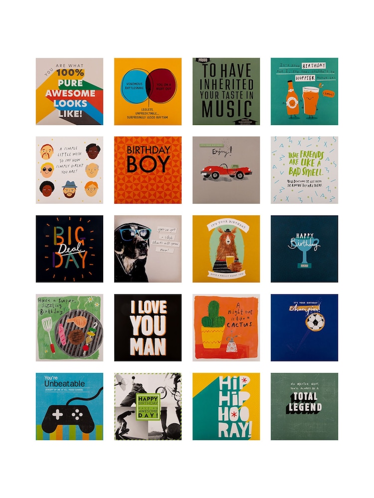 Hallmark 20 Pack Multi Birthday Cards In 20 Epic Designs - Image 3 of 3