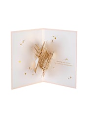 Hallmark Pink Engagement Card 3D Pop-Up Ring Celebration Design - Image 4 of 4