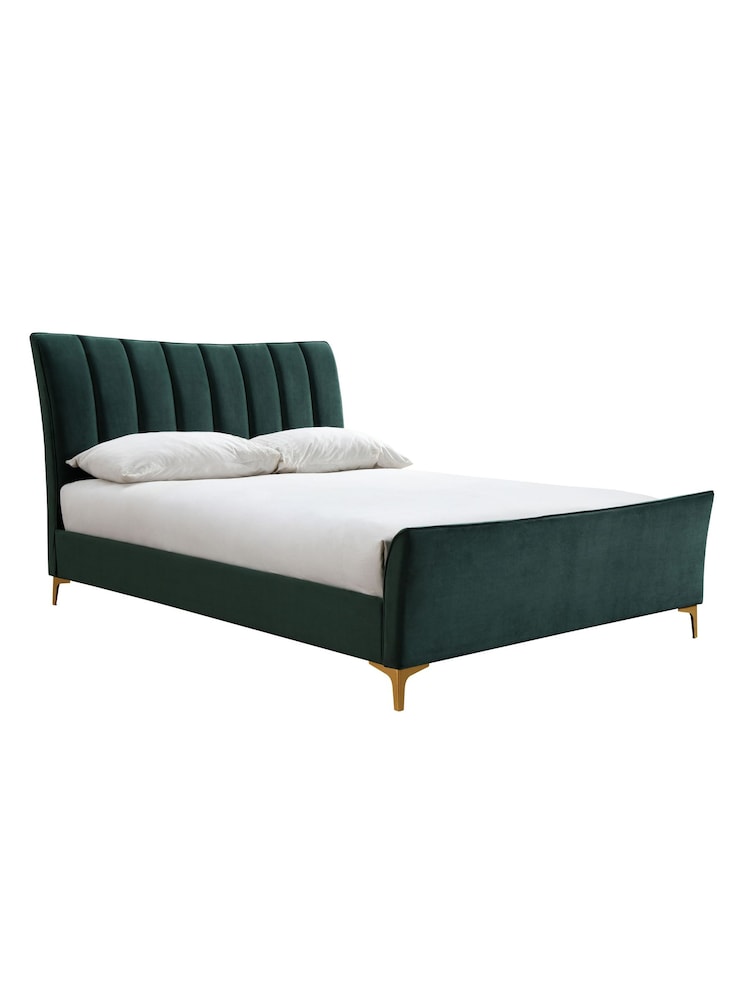 Birlea Green Clover Upholstered Fabric Bed - Image 5 of 5
