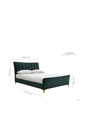 Birlea Green Clover Upholstered Fabric Bed - Image 9 of 9