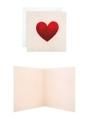 Hallmark Red Heart Design Bottle Bag, Tissue And Card Set - Image 4 of 4