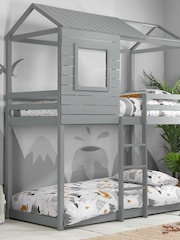 Birlea Grey Adventure Wooden Bunk Bed - Image 1 of 5