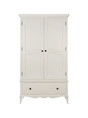 Willis & Gambier White Amelie Double Wooden Wardrobe - Image 3 of 4