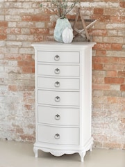 Willis & Gambier Grey Etienne Wooden Chest of 6 Drawer Drawers - Image 1 of 3