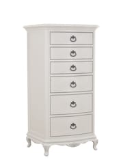 Willis & Gambier Grey Etienne Wooden Chest of 6 Drawer Drawers - Image 3 of 3