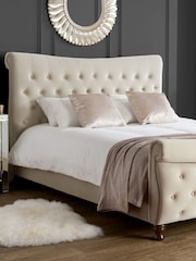 Birlea Warm Stone Copenhagen Upholstered Fabric Bed - Image 1 of 4