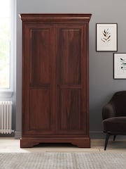 Willis & Gambier Brown Antoinette Wooden Double Wardrobe - Image 1 of 4