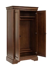 Willis & Gambier Brown Antoinette Wooden Double Wardrobe - Image 4 of 4