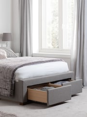 Birlea Grey Valentino Upholstered Fabric Bed - Image 3 of 5