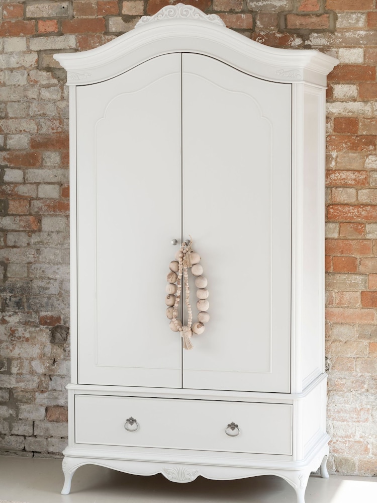 Willis & Gambier Grey Etienne Wooden Double Wardrobe - Image 1 of 4 Willis & Gambier Grey Etienne Wooden Double Wardrobe - Image 1 of 4