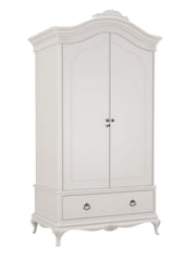 Willis & Gambier Grey Etienne Wooden Double Wardrobe - Image 4 of 4