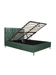 Birlea Green Loxley Upholstered Fabric End Lift Ottoman Storage Bed - Image 9 of 9