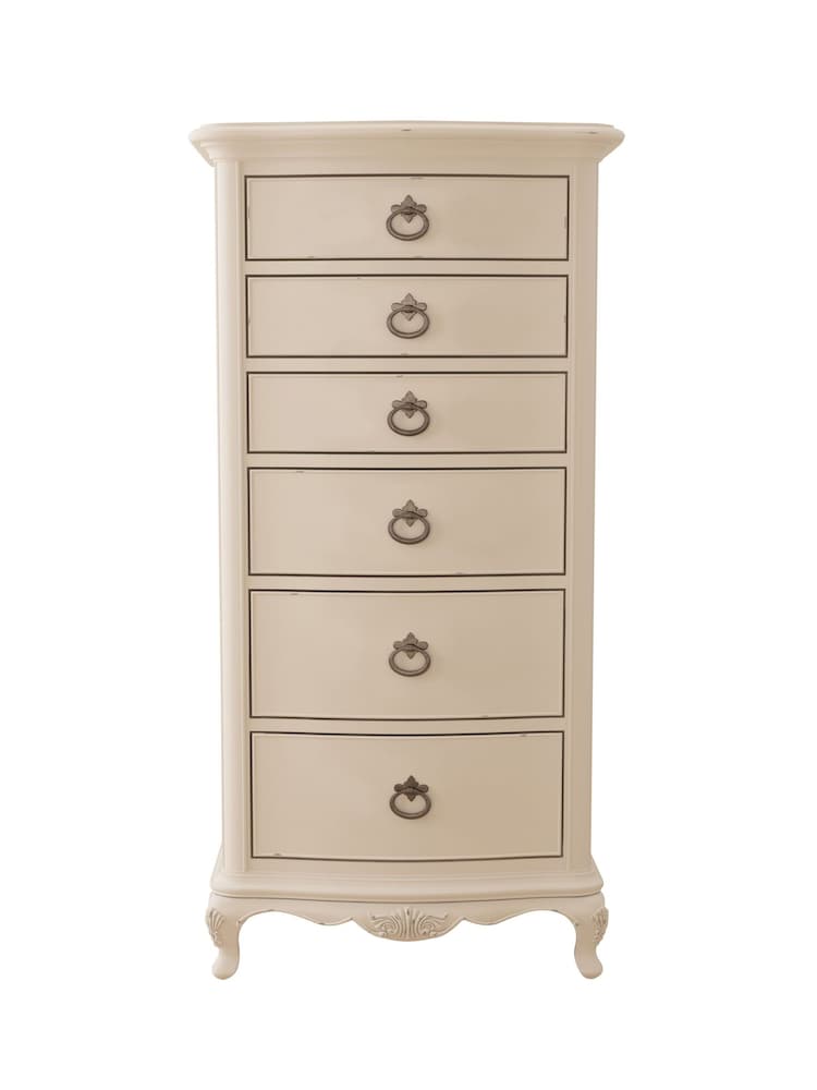 Willis & Gambier Ivory Wooden Chest of 6 Drawer Drawers - Image 2 of 2 Willis & Gambier Ivory Wooden Chest of 6 Drawer Drawers - Image 2 of 2