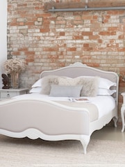 Willis & Gambier Grey Etienne Upholstered and Wooden Bed - Image 2 of 4