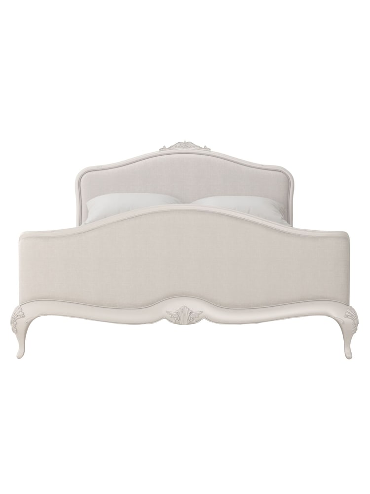 Willis & Gambier Grey Etienne Upholstered and Wooden Bed - Image 4 of 4