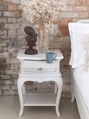 Willis & Gambier Grey Etienne 1 Drawer Bedside Chest - Image 2 of 4