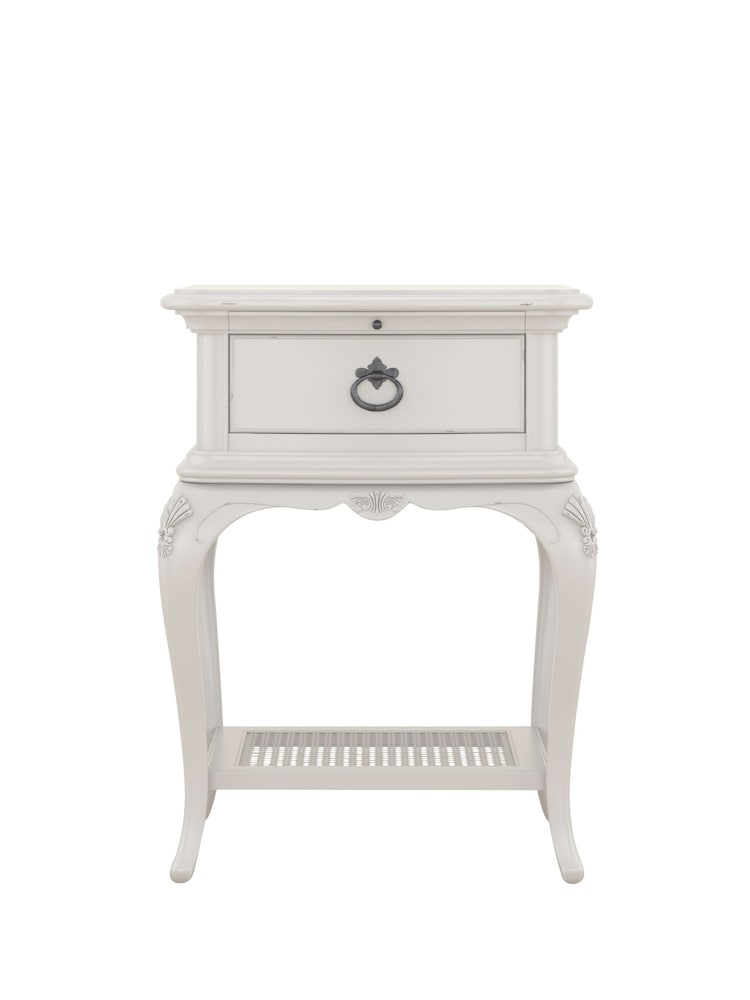 Willis & Gambier Grey Etienne 1 Drawer Bedside Chest - Image 4 of 4