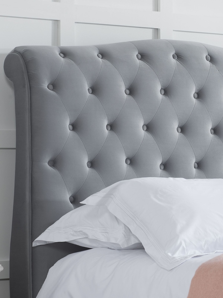 Birlea Grey Colorado Upholstered Fabric Bed - Image 2 of 5