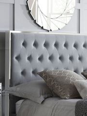 Birlea Grey Chelsea Upholstered Fabric Bed - Image 2 of 5