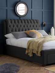 Birlea Charcoal Valentino Upholstered Fabric Bed - Image 1 of 5