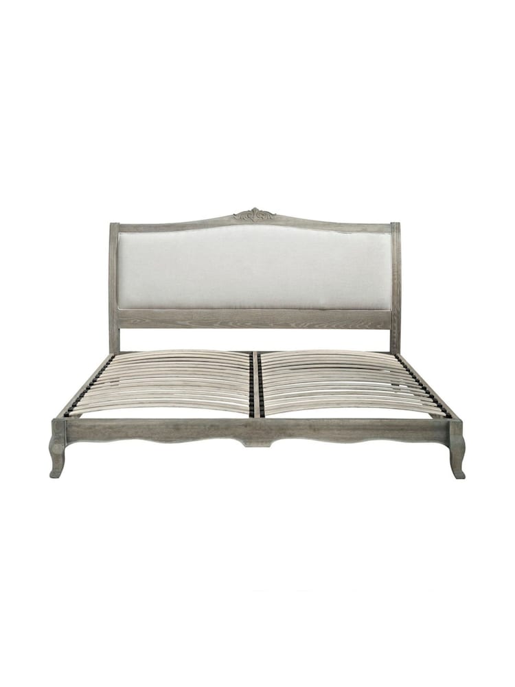 Willis & Gambier Oak Camille Wooden & Upholstered Without Footend Bed - Image 4 of 4