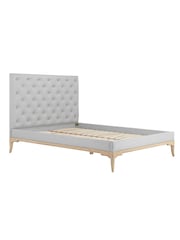 Willis & Gambier Grey Toulon Upholstered and Wooden Bed - Image 2 of 3