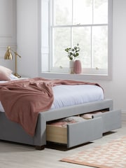 Birlea Grey Woodbury Upholstered Fabric Bed - Image 5 of 9