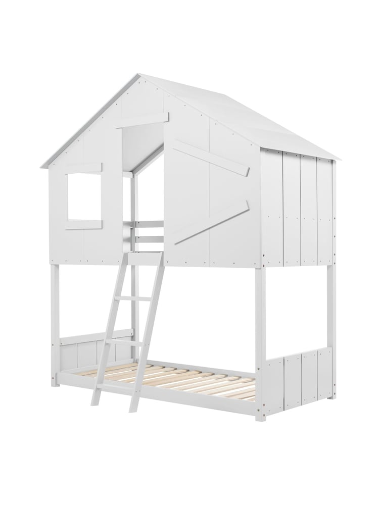 Birlea White Safari Wooden Kids Bunk Bed - Image 5 of 5