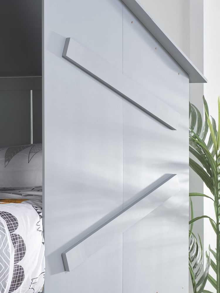 Birlea Grey Safari Wooden Kids Bunk Bed - Image 2 of 5