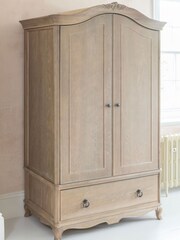 Willis & Gambier Oak Camille Double Wooden Wardrobe - Image 1 of 2